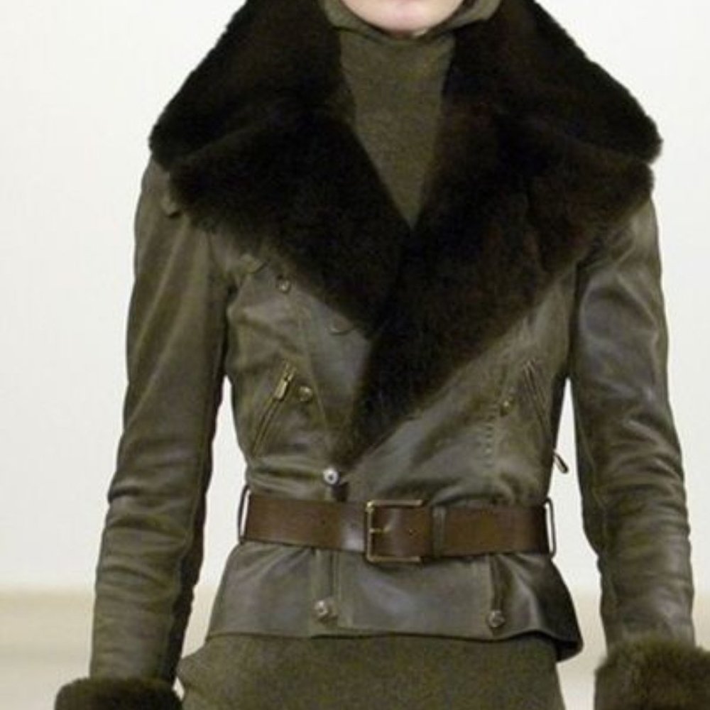 Ralph Lauren 2006 Collection Look 22 Fur Jacket 12 - Picture 4 of 16
